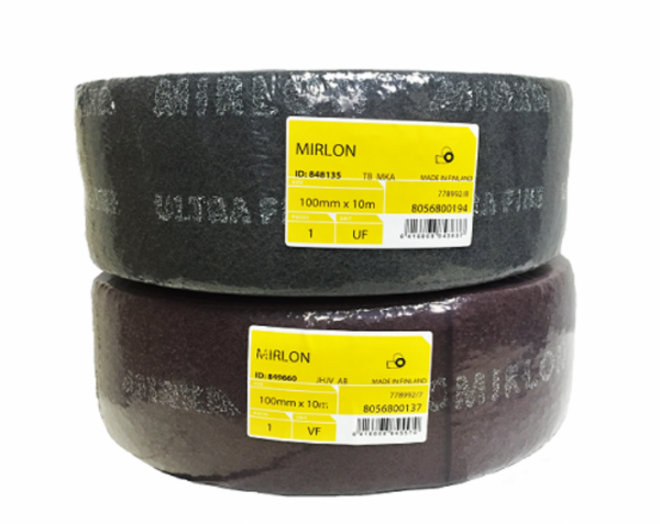 Mirka Mirlon Red Ultra Fine VF Roll 10Mtr Abrasive Scuff / Finishing MIRLON SCOTCH ROLL