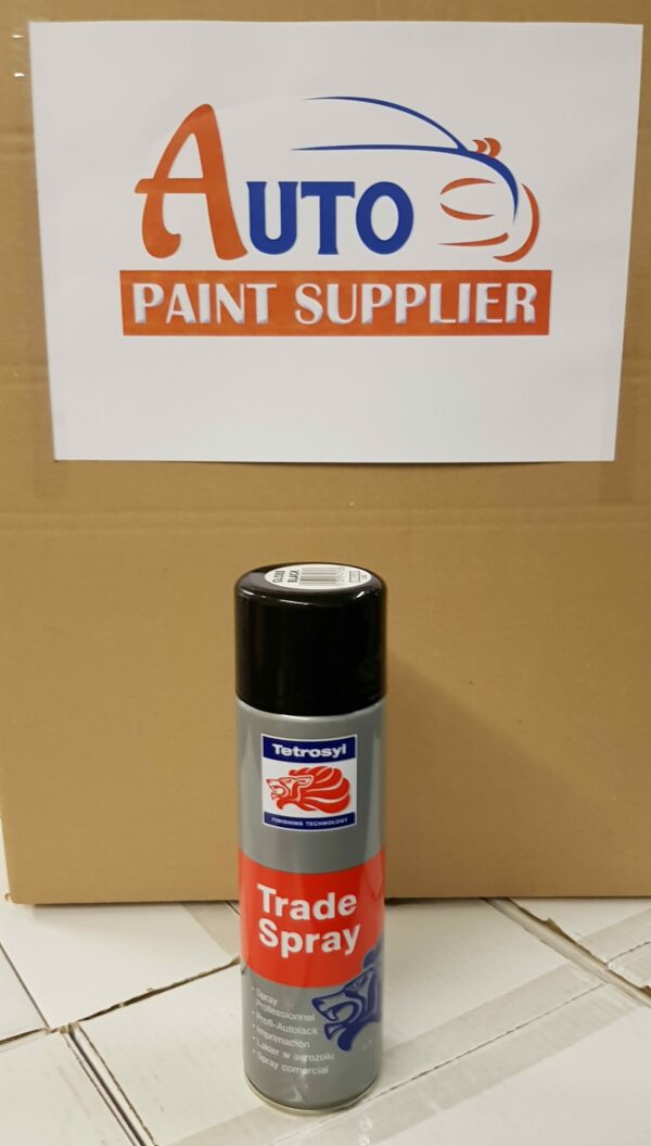 Tetrosyl Black 500ml Trade Spray Paint Tetrosyl Black 500ml Trade Spray Paint
