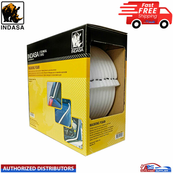 Indasa Rhyno Refinishing Soft Edge Foam Masking Tape 13mm x50m Roll 80C Low Bake MASKING FOAM