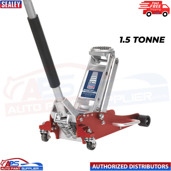 1.5 Tonne Aluminium Low Profile Trolley Jack with Rocket Lift RJA1550