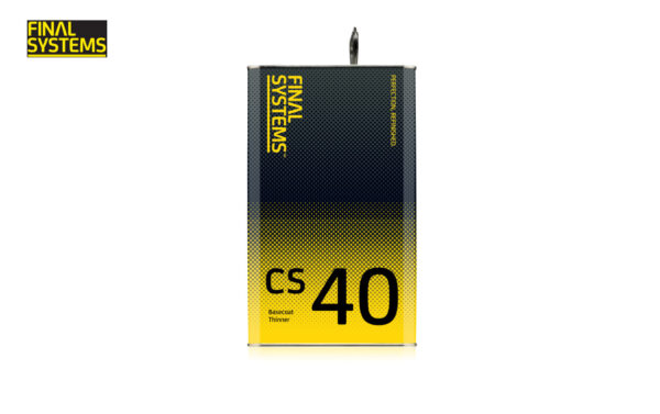 Final Systems CS40 2K Basecoat Thinner – 5 Litre Can fl2021