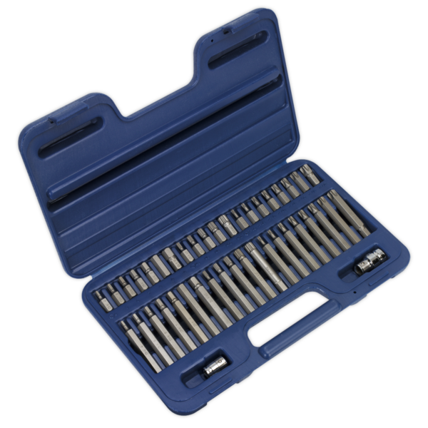 Sealey TRX-Star*/Hex/Spline Bit Set 42pc 3/8" & 1/2"Sq Drive ak219