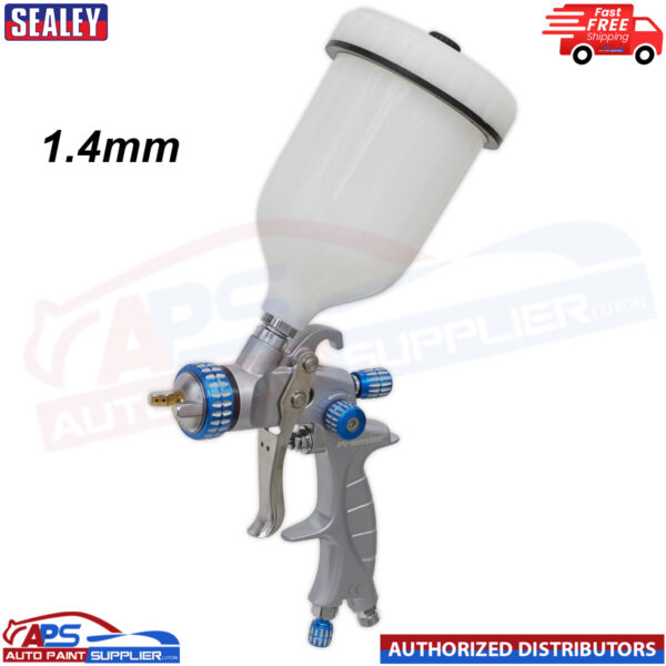 Sealey Gravity Feed Spray Gun 1.4mm Set-Up gravity feed
