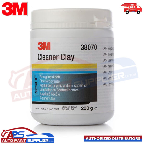 Cleaner Clay Bar 200G - 3M 38070 Perfect-It - Removes overspray, Dust, Dirt Model 38070