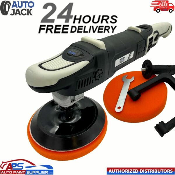 Autojack 180mm Rotary Car Polisher Buffer with Professional 6 Speed LED Display Model: RP180 (New version)