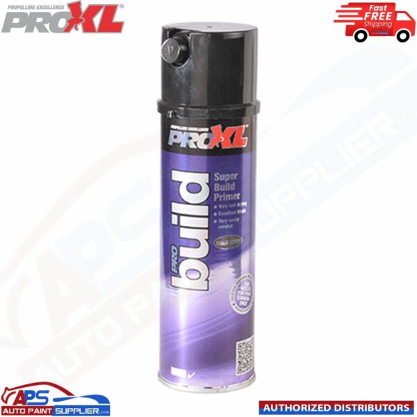 PRO XL PRO BUILD HIGH BUILD FILLER PRIMER AEROSOL 500ML - DARK GREY Model: PROBUILDW