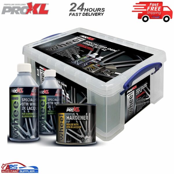 PRO XL ALLOY WHEEL KIT # 2 PAINT SMART REPAIR KITS - GENUINE COLOURS Model PRW-xxx12