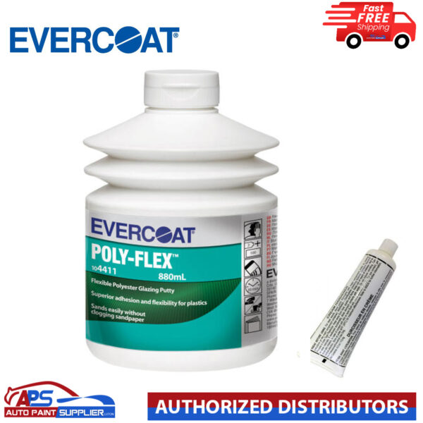 EVERCOAT POLY FLEX 104411 PLASTIC BUMPER FILLER 880ML - WITH BPO HARDENER Model 104411