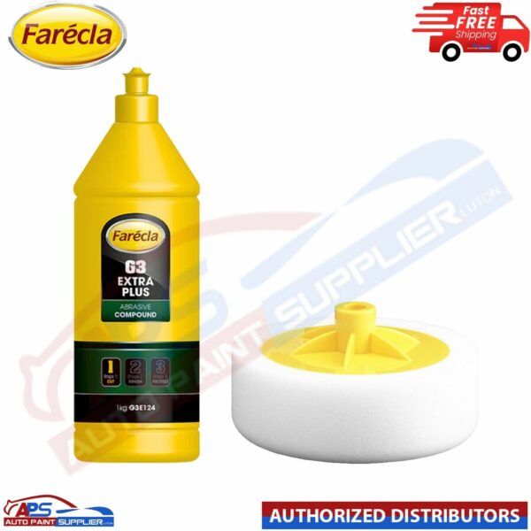 Farecla G3E124 G3 Extra Plus Compound 1kg + SGM-14 14mm Compounding Foam Model: G3E124+SGM-14