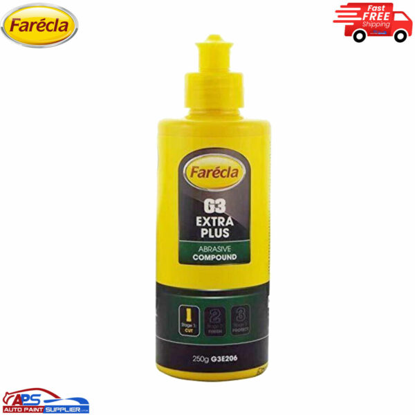 G3 Farecla Extra Plus Abrasive Cutting Compound Bottle 250g Model G3 Farecla