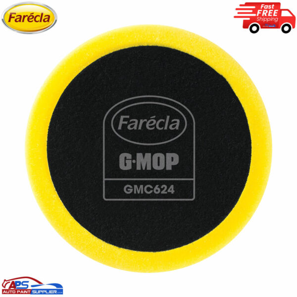 GMC624 Farecla G Mop Flexible Yellow Compounding Foams 6" Pack Of 2 Model farecla gmc624