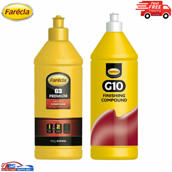 G3 Farecla Premium 500g G3P506 + G10 Advanced Finishing Compound Car Kit 500ml Model G3P506 + G10
