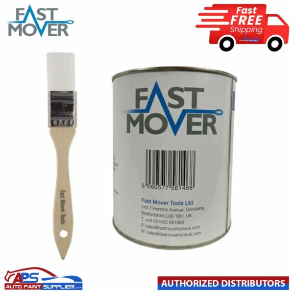 FMT5013 BRUSHABLE SEAM SEALER,1KG TIN Rubber Waterproof+ Nylon Seam Sealer Brush Model FMT5013