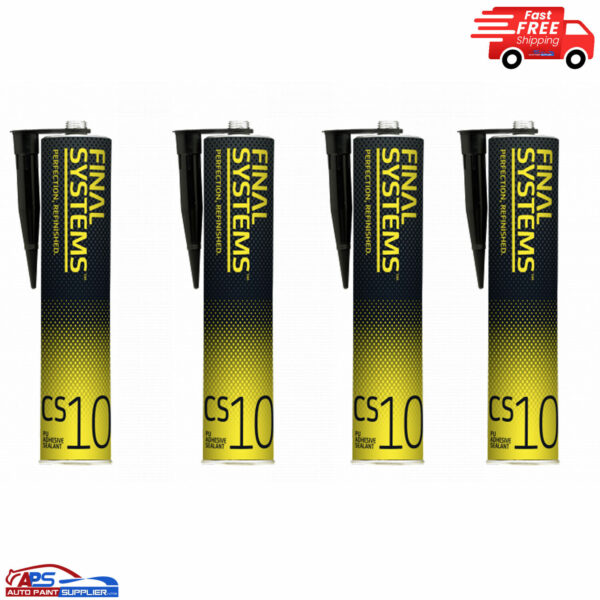 4x CS10B Final Systems Perfections Refinished PU Adhesive Sealant 300ml Model CS10B