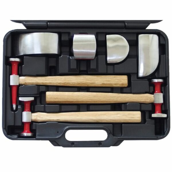 PLANISHING KIT 3 HAMMERS+4DOLLYS Model GYS057579