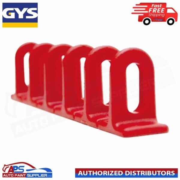 GYS SET OF 3 RED FLAT PLASTIC MULTI PADS - GYS 048119 - 6x22x156mm Model: 048119