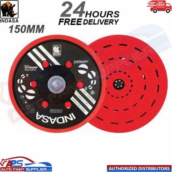 INDASA 599495 ULTRAVENT HOOK & LOOP VENTED BACKING PAD 150MM Model: 599495