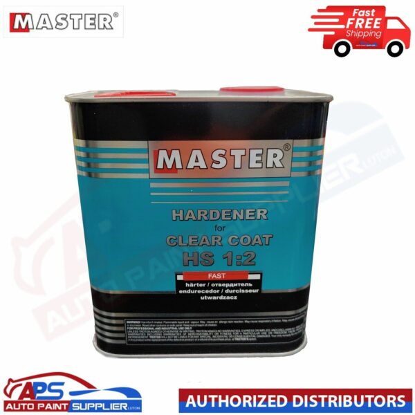 MASTER HARDNER FOR CLEARCOAT HS 1:2 FAST HARDNER 2.5 LITER Model: HS 1:2