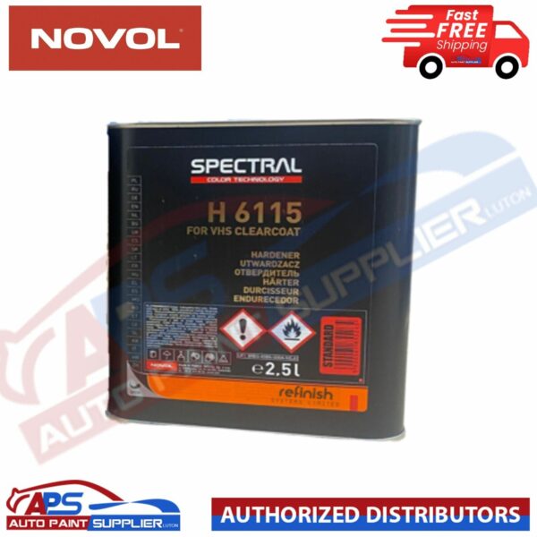 1 X NOVOL SPECTRAL H6115 2K HARDENER 2.5LTR STANDARD -FOR 565 , 565-00 & 525-00 Model: 85526
