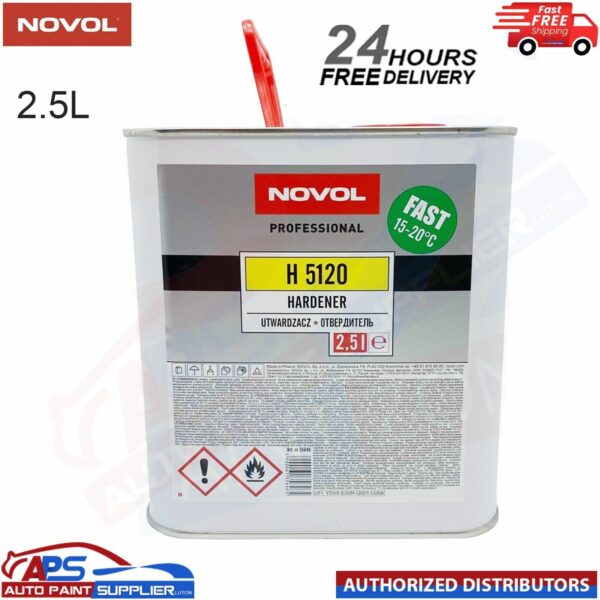 NOVOL H5120 FAST 2K HARDENER 2.5LTR - FOR 590 HS CLEARCOAT - FAST DELIVERY Model: 35646