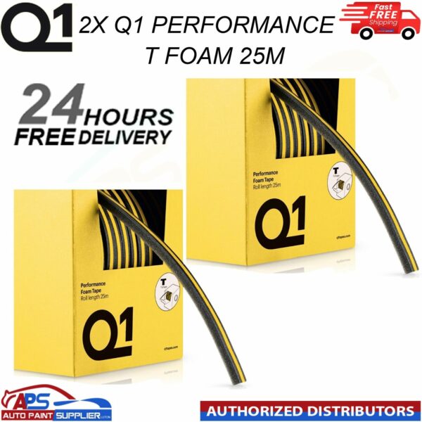 2X Q1 PERFORMANCE T FOAM 25M premium soft SHAPE MASKING foam tape Model: SE02