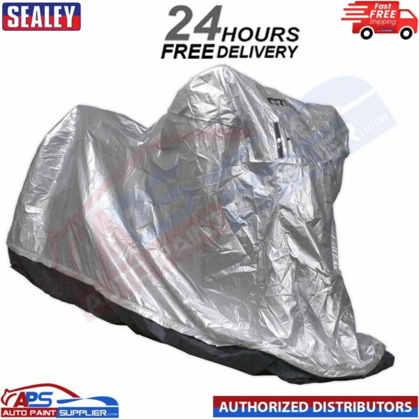 Sealey Motorcycle MCBM Rain Coverall Protection Medium with Solar Panel Pocket Model: MCBM