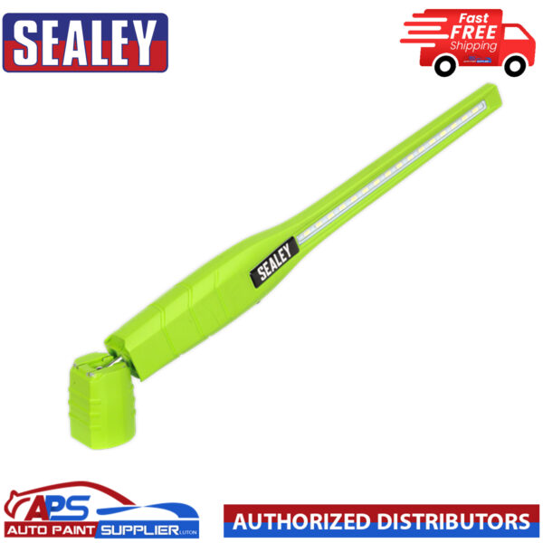 Sealey LED3604G Rechargeable 360° Slim Inspection Lamp 16 SMD LED + 1W LED Green Model LED3604G