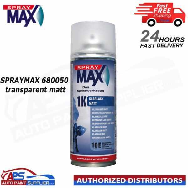 SPRAYMAX 680050 transparent matt 400ml 1K KLARLACK MATT AEROSOL Model: 680050