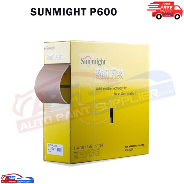 Sunmight P600 SoftFlex Foam Backed Soft Sanding Pads/ Garage, Wood Model 321102