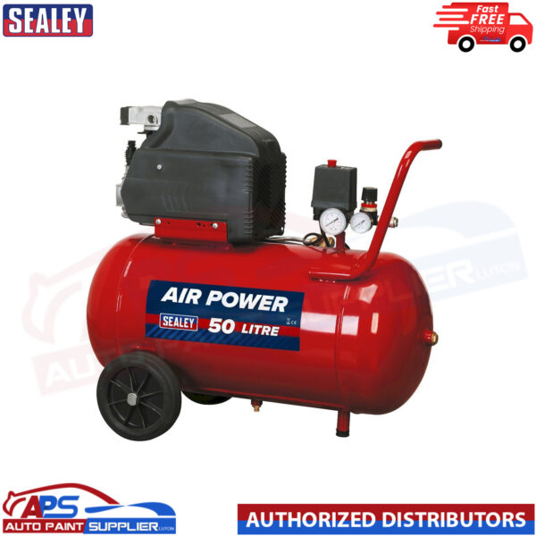Sealey SA5020 Compressor 50ltr Direct Drive 2hp Model: SA5020