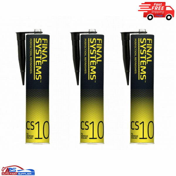 3x CS10B Final Systems Perfections Refinished PU Adhesive Sealant 300ml Model CS10B
