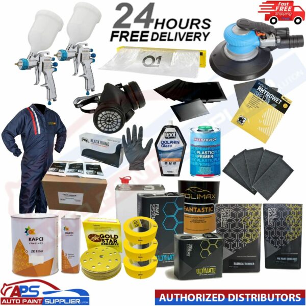 Complete Bodyshop Starter Kit Paint Prep Car Industrial Spraying Restoration Model: StarterKit