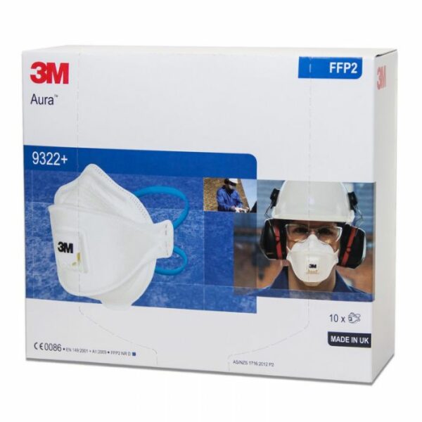 3M AURA FFP2 DISPOSABLE MASK Model 3M09322