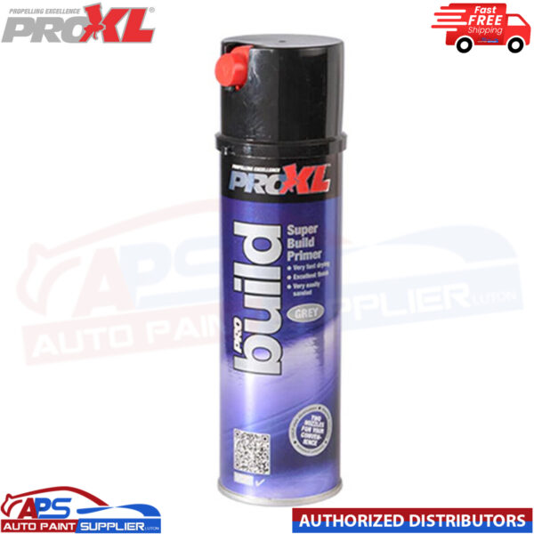 1 X PRO XL PRO BUILD Super BUILD FILLER PRIMER AEROSOL 500ML - GREY Model: 1kEpoxy