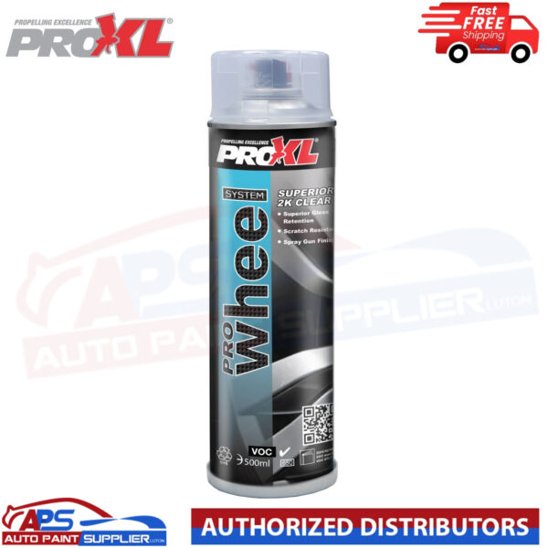 Pro XL PRO WHEEL SYSTEM Alloy Wheel PRIMER Spray Paint Aerosol (500ml) Model: PRO WHEEL SYSTEMS
