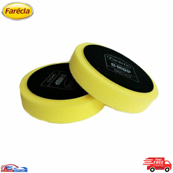 Farecla G Mop GMC612 Head 6” 150mm Yellow Compound Pad 2 Pack Hook & Loop GMC612 Model GMC612