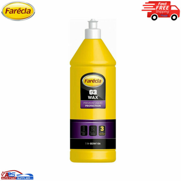 G3 Farecla G3W106 WAX Liquid Polish High Gloss Protection 1-LTR Model G3W106