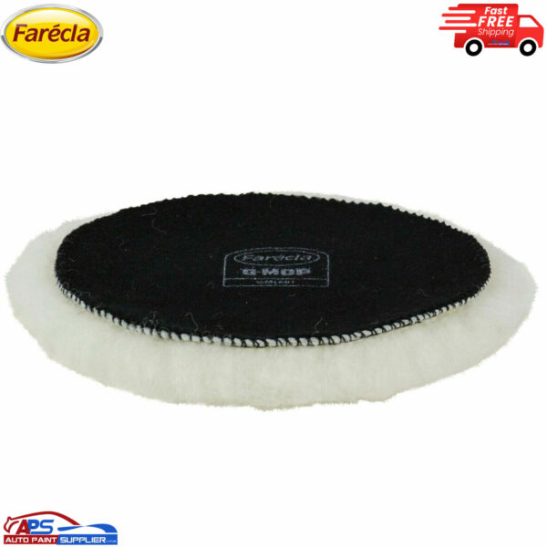 GML601 FARECLA 6 INCH LAMBS WOOL HOOK AND LOOP POLISHING PAD Model GML601