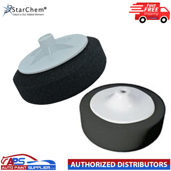 STARCHEM - BLACK - 6" COMPOUND HEAD PAD MOP - 1 pieces Mop Model QWMF14