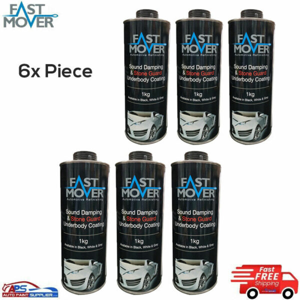 6X FMT5015 OVERPAINTABLE SOUND DAMPING & STONE GUARD UNDERBODY COATING SCHULTZ Model FMT5015