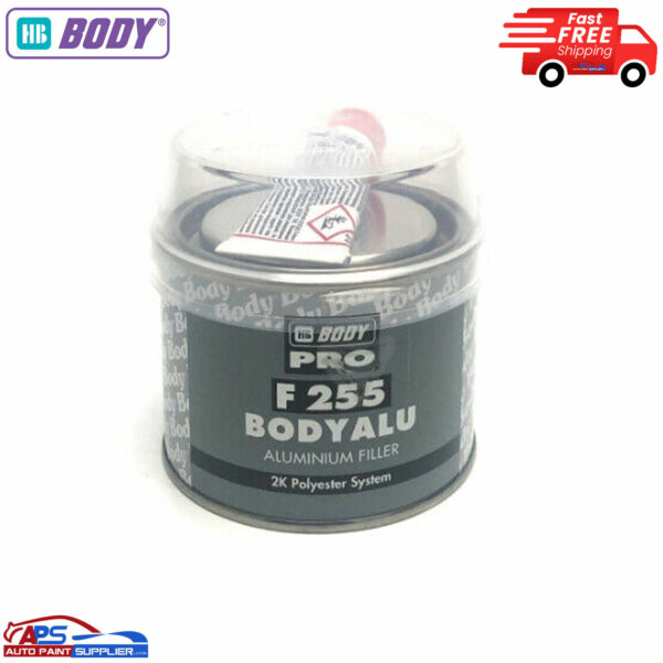 HB Body Pro F255 BodyAlu Car Body Aluminium Filler Alloy Wheels Repair 250g Model F255
