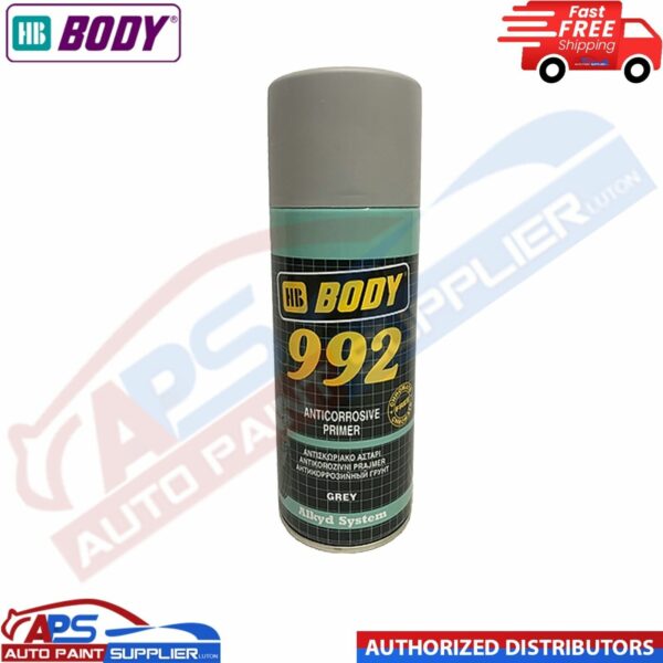 HB BODY 992 5100799200 Anti corrosive, Anti rust primer Aerosol GREY 400ml Model: 5100799200