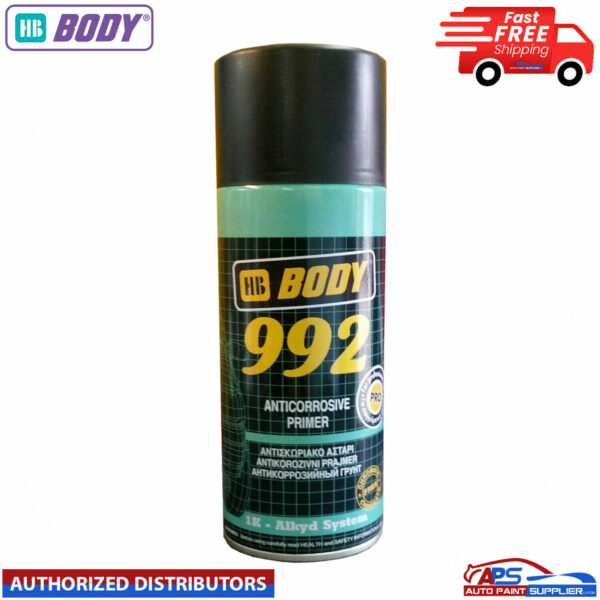 HB BODY 992 Anti corrosive, Anti rust primer (400ml) BLACK Model 992