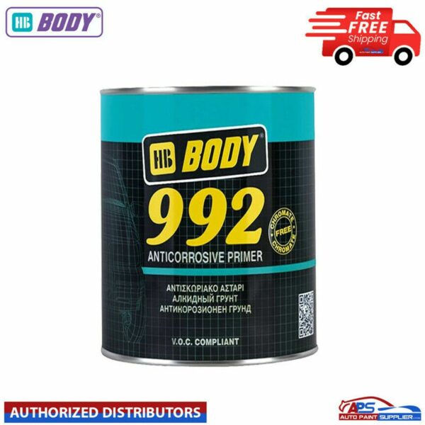 HB BODY 992 Anti rust primer, Anti corrosive GREY 1KG Model HB BODY 992