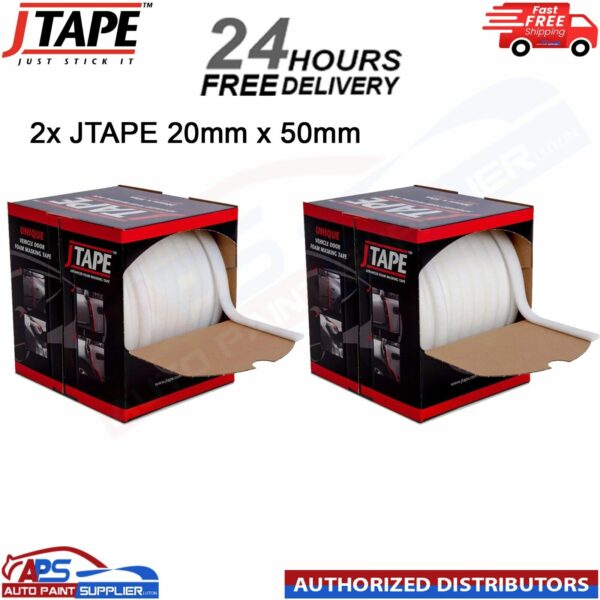 2x J TAPE Advanced Soft Edge Foam Masking Tape 20mm x 50m Paint Car Automotive Model: 1011.2050