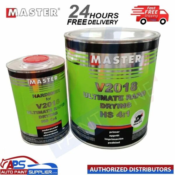 MASTER V2018 ULTIMATE RAPID DRYIMG HS 4:1 PRIMER 3.6 L WITH HARDENER 0.9 L Model: V2018