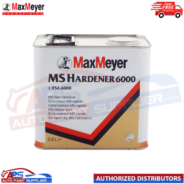 Max Meyer MS Hardener 6000 Fast 2K Paint Activator 2.5ltr litre Acrylic Model: 1.954.6000