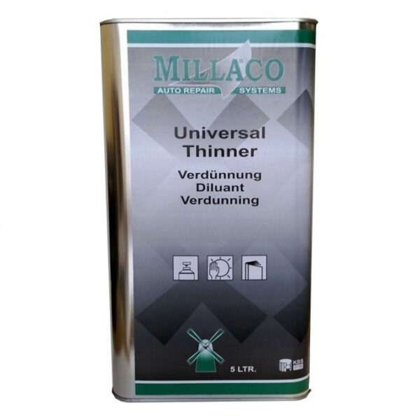 MILLACO 2K UNIVERSAL THINNER 5LT Model MIL2KTHINNER