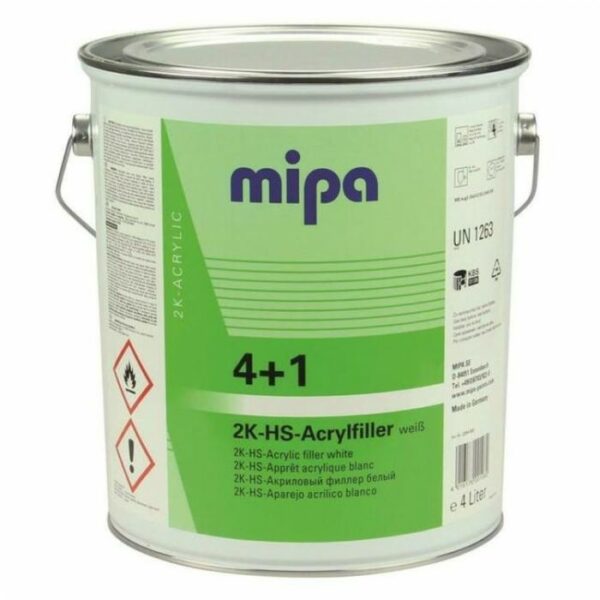 4+1 2K HS FILLER PRIMER WHITE 4L Model MIP228540003