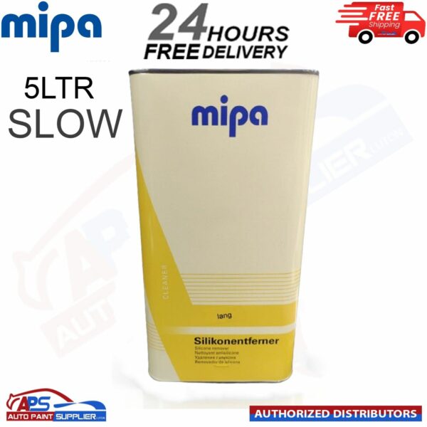 MIPA SILICONE REMOVER Silikonentferne LANG PANEL WIPE DEGREASER 5LTR - SLOW Model: 265150000